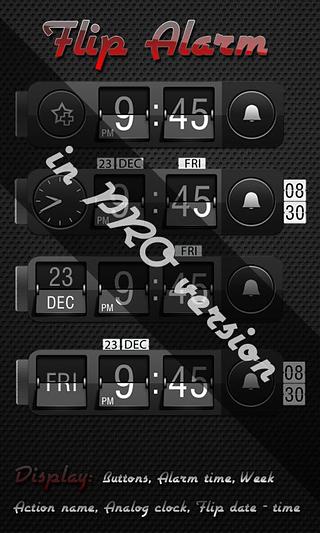 Flip Alarm Clock截图2