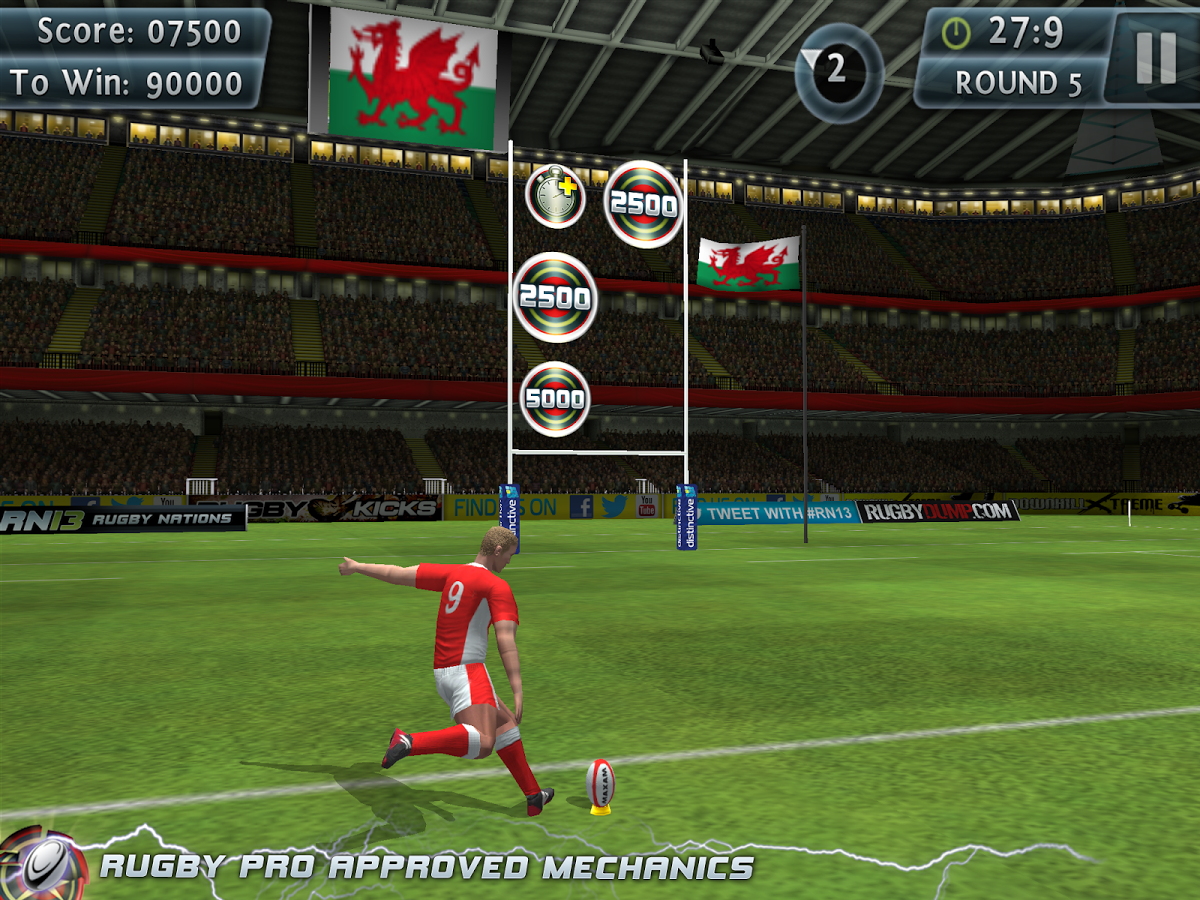 3D橄榄球2 Rugby Kicks 2截图2