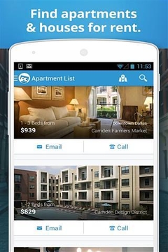公寓和洋房出租   Apartment List截图