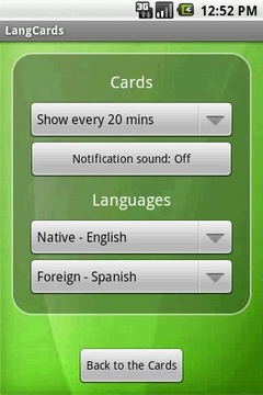 外语学习卡截图