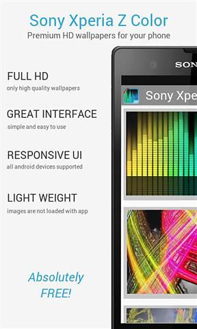 Sony Xperia Z Color Wallpapers截图4