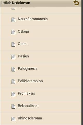 Istilah Kedokteran截图1