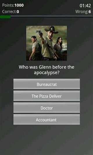 The Walking Dead Quiz截图3