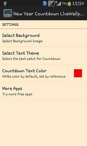 New Year Countdown LiveWallpaper    新年倒数2014截图4