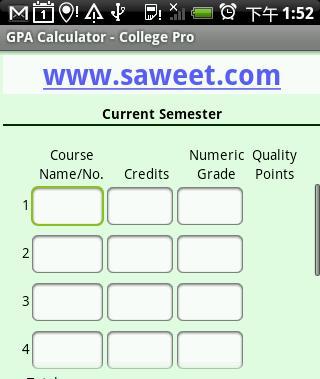 GPA Calculator - College Pro截图2