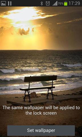 Romantic Sunset Live wallpaper截图2