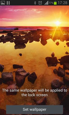 Romantic Sunset Live wallpaper截图4