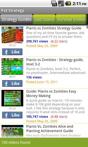 Plants vs Zombies Strategies截图3