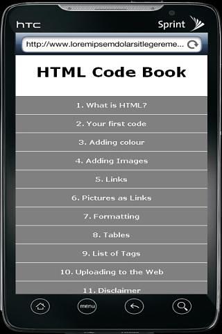 HTML Code Book截图2