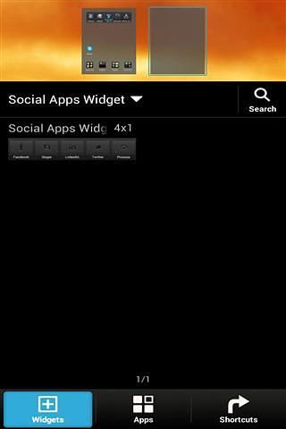 Social Apps Widget截图1