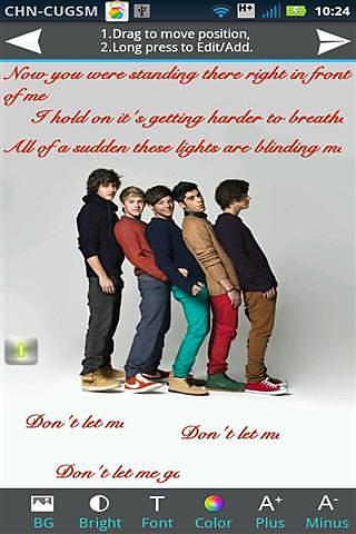 1D Lyric Share截图3