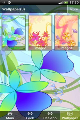 Hand Draw Flower Screen Lock截图2