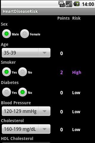 Heart Disease Risk截图1