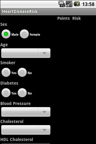 Heart Disease Risk截图2