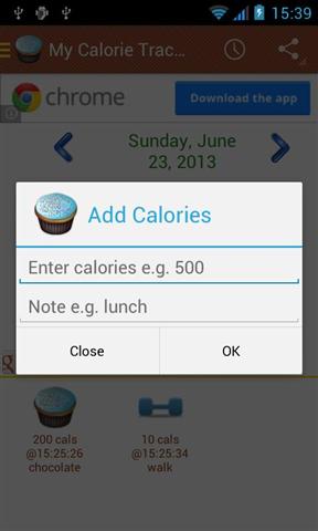 My Calorie Tracker截图3