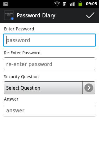 Password Diary截图2