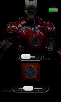 Iron Man Flashlight PRO截图