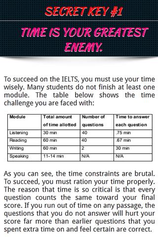 IELTS SECRETS tutorial截图2