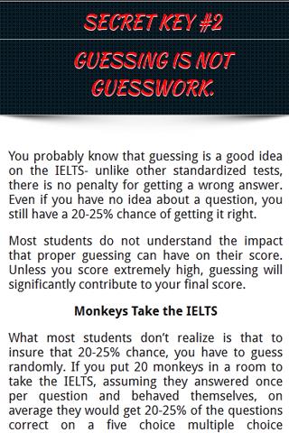 IELTS SECRETS tutorial截图3