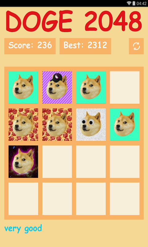 DOGE 2048截图2