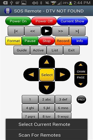 遥控器 SOS DTV Remote截图1