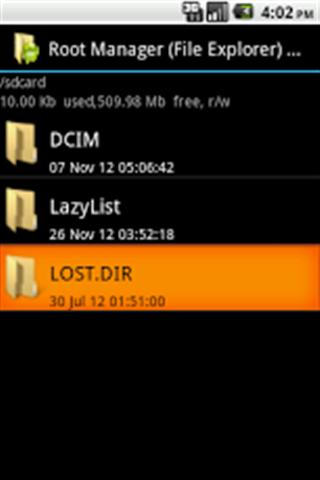 Root Manager (File Explorer) Lite截图1