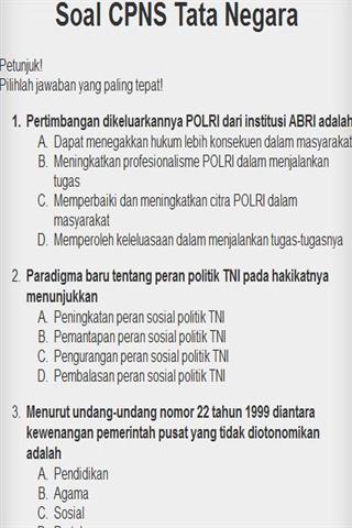 Soal Tes CPNs截图4