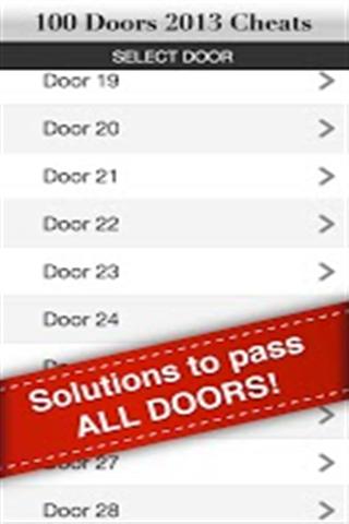 100门秘籍 100 Doors CHEATS2013截图1