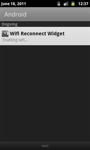 无线连接部件 Wifi Reconnect Widget截图1