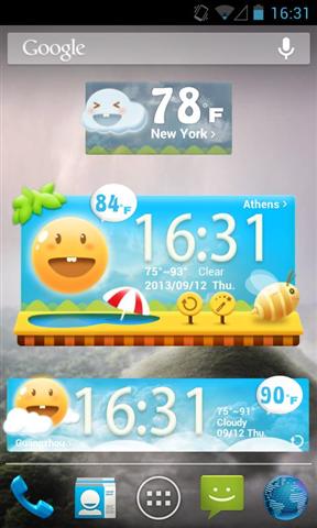 Cute Garden Style Reward GO Weather EX截图3