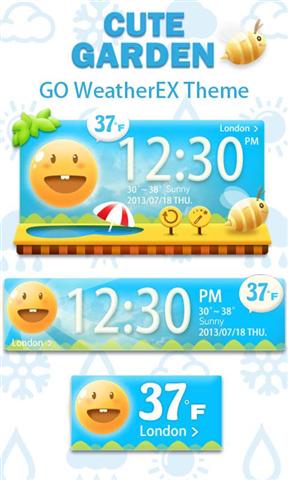 Cute Garden Style Reward GO Weather EX截图4