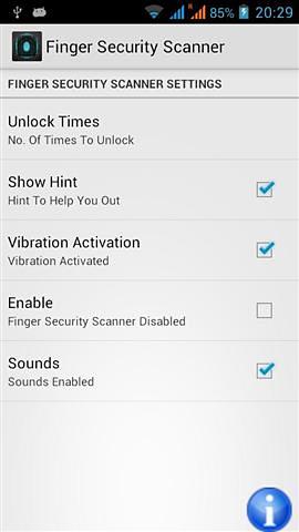 Finger Security Scanner截图2