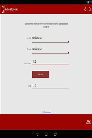 Hardness Converter截图2
