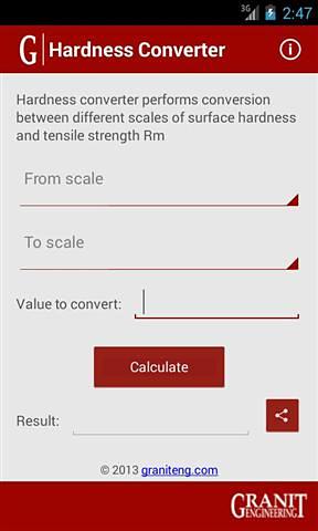 Hardness Converter截图4