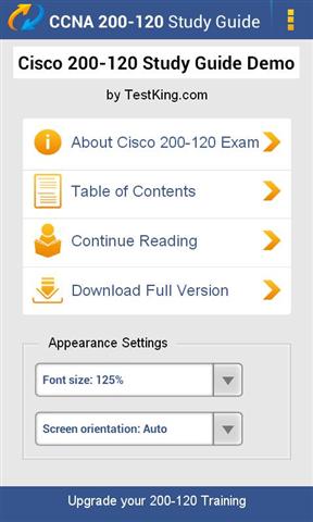 学习指南演示 CCNA 200-120 Demo截图4