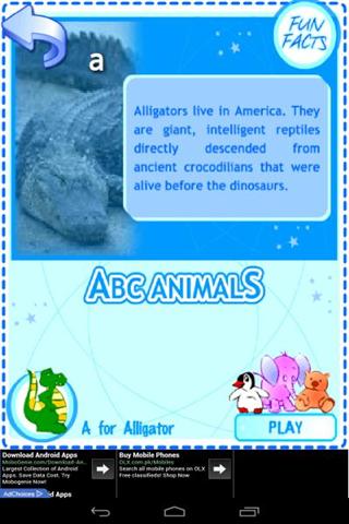 学习ABC和关于动物 截图8