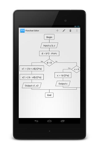 Flowchart Editor Lite截图2