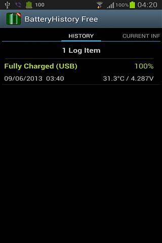 电池指示 BatteryHistory Free截图2