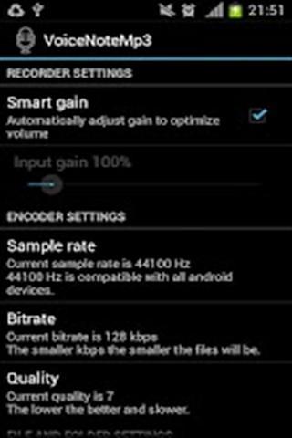 语音笔记 VoiceNoteMp3 Lite截图3