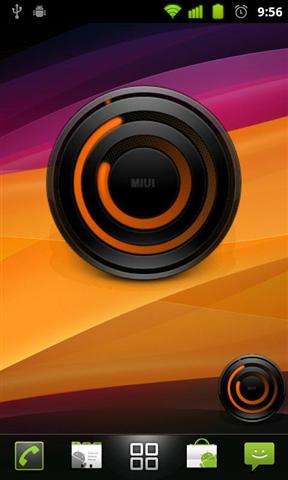 MIUI Spiral Analog Clock截图1