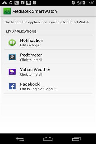 Mediatek SmartWatch截图1