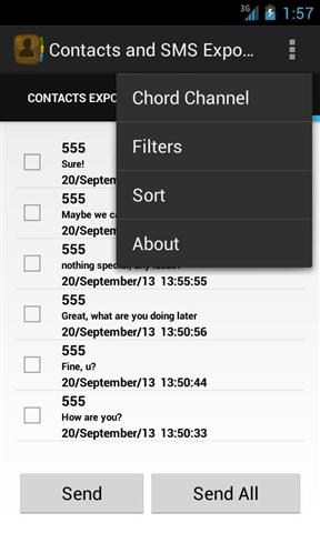 Contacts and SMS Exporter free截图3