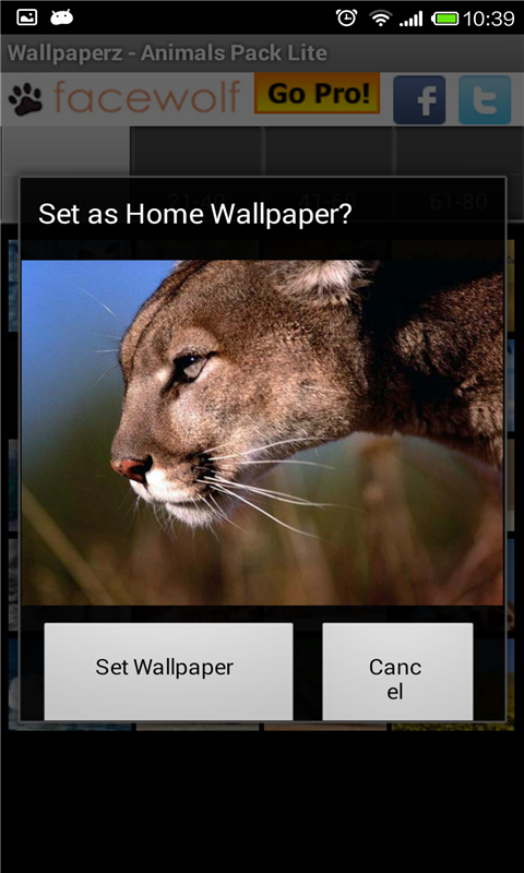 Wallpaperz - Animals Pack Lite截图3