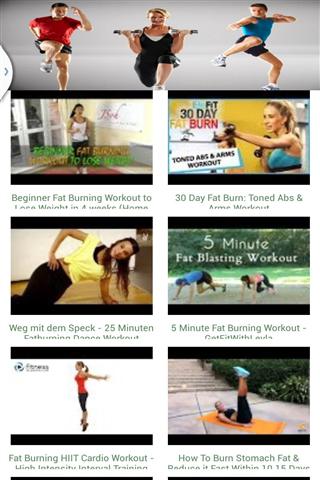 脂肪燃烧的训练 Fat Burning Workouts截图1