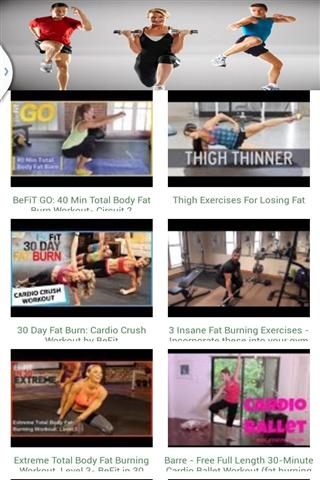 脂肪燃烧的训练 Fat Burning Workouts截图4