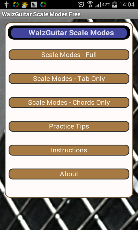 WalzGuitar Scale Modes Free截图3