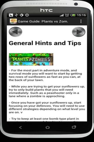 Game Guide: Plants vs Zombies截图1