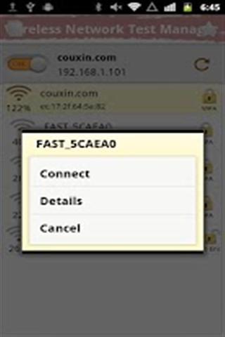 Wireless Network Test Manager截图1