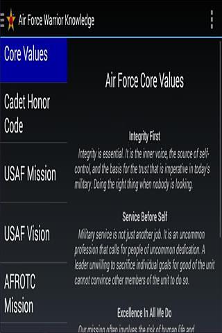 Air Force Warrior Knowledge Free截图2