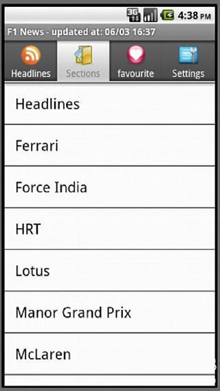F1 新闻截图1